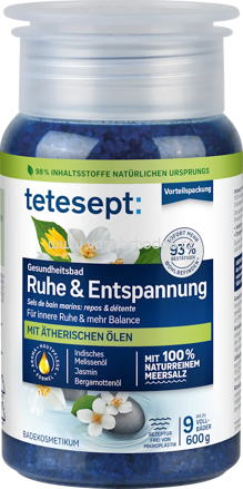 tetesept Badesalz Ruhe & Entspannung, 600 g