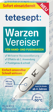 tetesept Warzen Vereiser, 15 ml