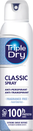 Triple Dry Antitranspirant Deospray Classic, 150 ml