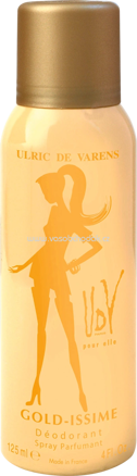 ULRIC DE VARENS Deo Naturalspray pour elle Gold Issime, 125 ml