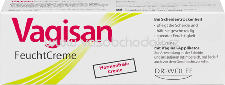 Vagisan Intimpflege Feuchtcreme mit Applikator, 50g