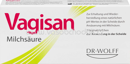 Vagisan Milchsäure Vaginalzäpfchen, 7 St