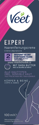 Veet Enthaarungscreme Körper & Beine, 100 ml