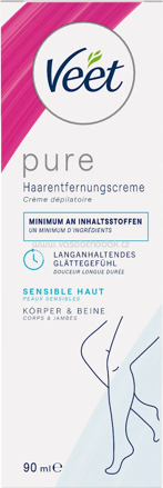 Veet Enthaarungscreme Körper & Beine sensitiv, 90 ml