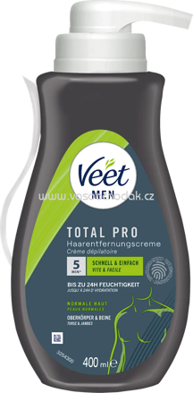 Veet MEN Haarentfernungscreme Sensitive, 400 ml