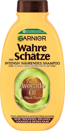 Wahre Schätze Shampoo Avocado-Öl & Sheabutter, 300 ml