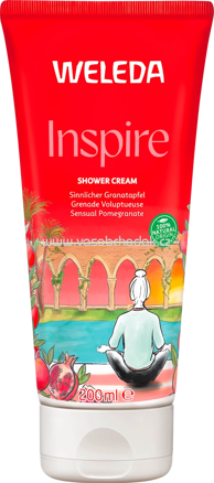 WELEDA Cremedusche Inspire Granatapfel, 200 ml