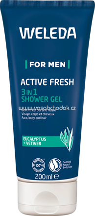 WELEDA Duschgel MEN Aktiv, 200 ml