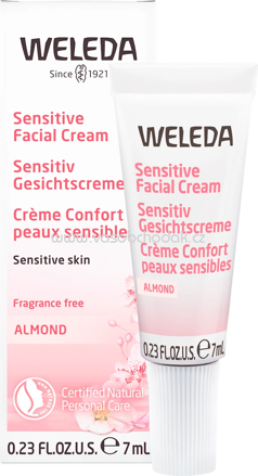 WELEDA Gesichtscreme Mandel Sensitiv, 7 ml