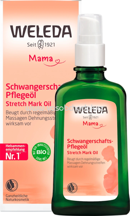 WELEDA Pflegeöl Mama Schwangerschaft, 100 ml