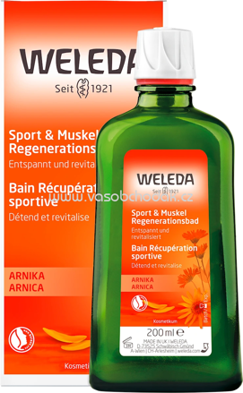 WELEDA Regenerationsbad Sport & Muskel, Arnika, 200 ml