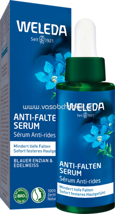 WELEDA Serum Anti-Falten blauer Enzian & Edelweiss, 30 ml