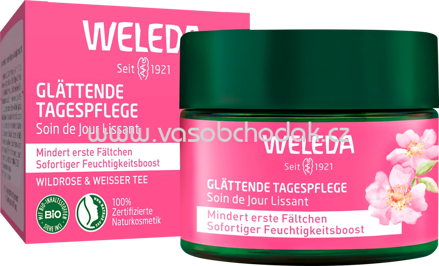 WELEDA Tagescreme glättend Wildrose, 40 ml