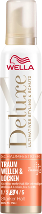 WELLA Deluxe Schaumfestiger Traum Wellen & Locken, Starker Halt, 200 ml