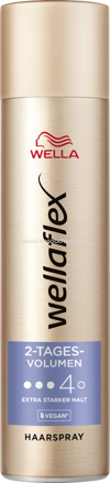 wellaflex Haarspray 2-Tages-Volumen, Extra starker Halt, Reisegröße, 75 ml