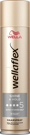wellaflex Haarspray Shine & Hold, Ultra starker Halt, 250 ml