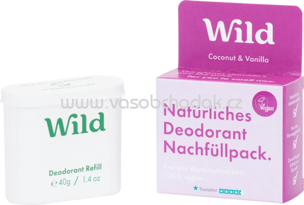 Wild Deostick Coconut & Vanilla Nachfüllpack, 40 g