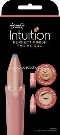 WILKINSON SWORD Gesichtshaarentferner, Intuition 2-in-1 Perfect Finish, 1 St