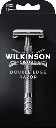 WILKINSON SWORD Rasierhobel, Barber´s Style The Edger mit Ersatzklingen, 1 St