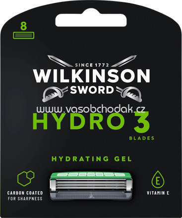 WILKINSON SWORD Rasierklingen, Hydro 3, 8 St
