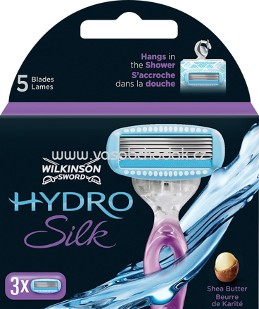 WILKINSON SWORD Rasierklingen, Hydro Silk, 3 St