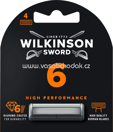 WILKINSON SWORD Rasierklingen, Wilkinson 6, 4 St