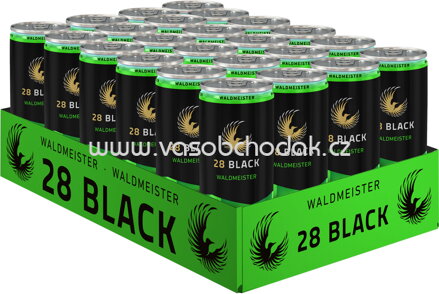 28 Black Energy Drink Waldmeister, 24x250 ml