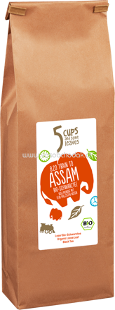 5 CUPS 8.20 Train to Assam Bio Schwarztee, 200g