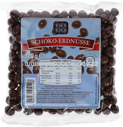 Agilus Dragees Schoko Erdnüsse, 300g