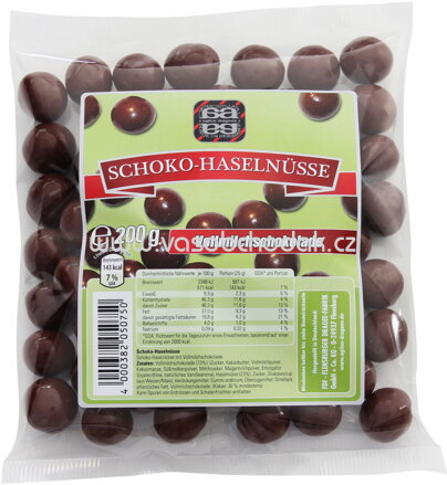 Agilus Dragees Schoko Haselnüsse, 200g