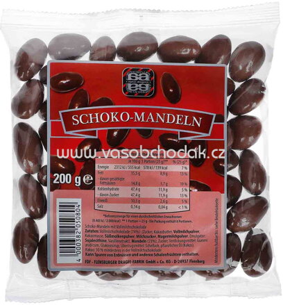 Agilus Dragees Schoko Mandeln, 200g