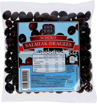 Agilus Dragees Schoko Salmiak Dragees, 300g