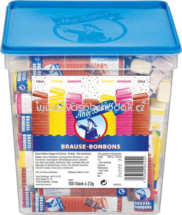 Ahoj-Brause Brause-Bonbon Stangen, 100 St, 2,3 kg