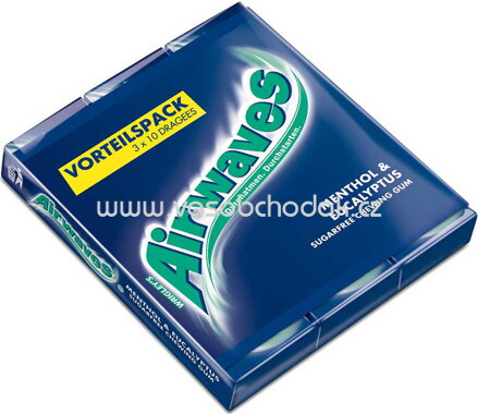 Airwaves Menthol & Eucalyptus, 3x10 St. 30 St