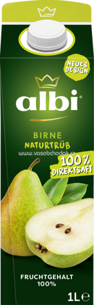 Albi Birne Direktsaft naturtrüb, 1l