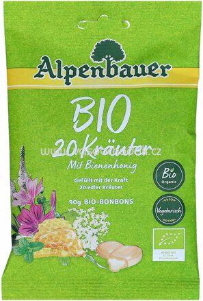 Alpenbauer Bio-Bonbons 20 Kräuter, 90g