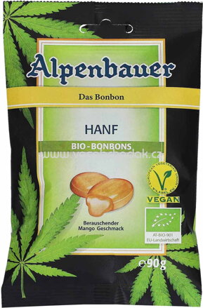 Alpenbauer Bio-Bonbons Hanf, 90g
