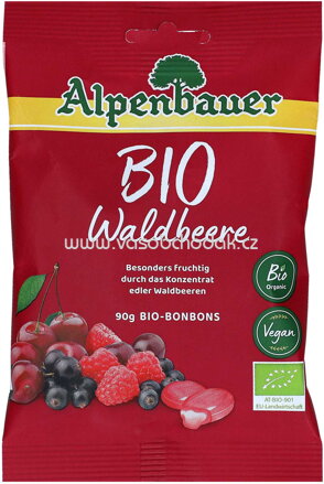 Alpenbauer Bio-Bonbons Waldbeeren, 90g