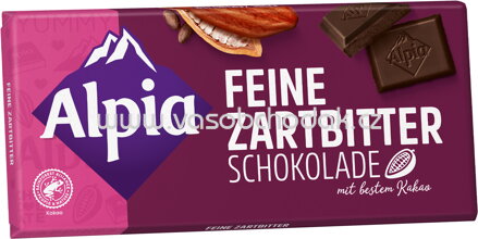 Alpia Tafelschokolade Feine Zartbitter, 100g