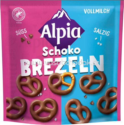 Alpia Schoko Brezeln Vollmilch, 140g