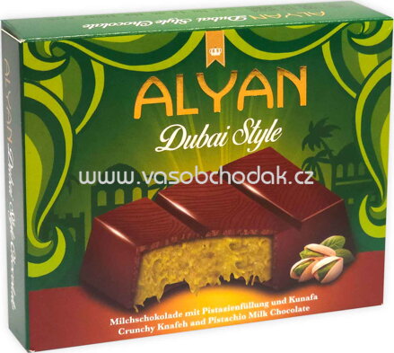 Alyan Dubai Handmade Chocolate Pistachio, 100g