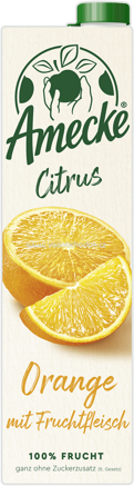 Amecke Sanfte Säfte Citrus Orange mit feinem Fruchtfleisch, 1l