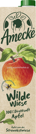 Amecke Wilde Wiese Apfel 100% Direktsaft, 1l