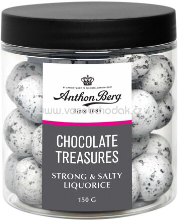 Anthon Berg Chocolate Treasures Strong & Salty Liquorice, 150g