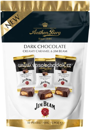 Anthon Berg Dark Chocolate Jim Beam Minis, 100g