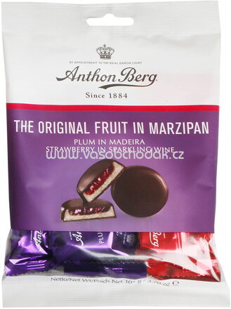Anthon Berg The Original Fruit in Marzipan, 105g