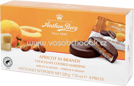 Anthon Berg Aprikose in Brandy, 8 St, 220g