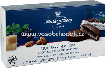 Anthon Berg Heidelbeere in Wodka, 8 St, 220g