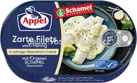 Appel Heringsfilets in Sahne-Meerrettich-Creme, 200g