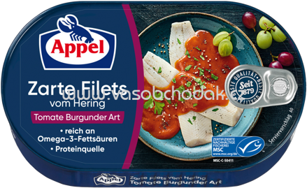 Appel  Heringsfilets in Tomate Burgunder Art, 200g